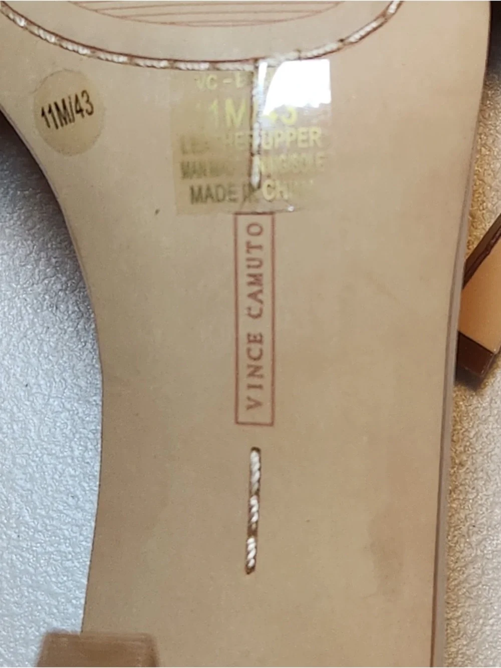 Vince Camuto sleek nude